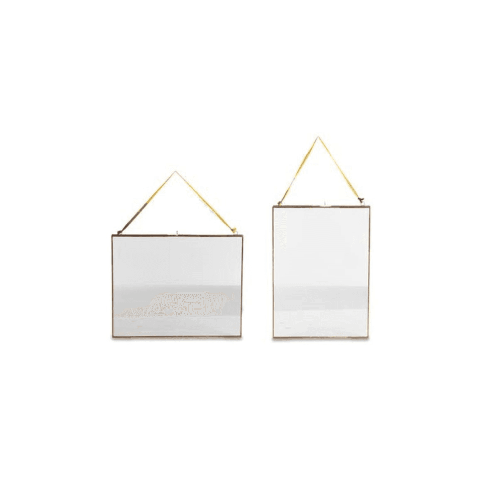 Kiko Portrait Frame, H36 x W29cm, Antique Brass