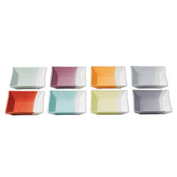 Image showing the 1815 Brights Set of 8 square trays, 12cm, mixed colours product.