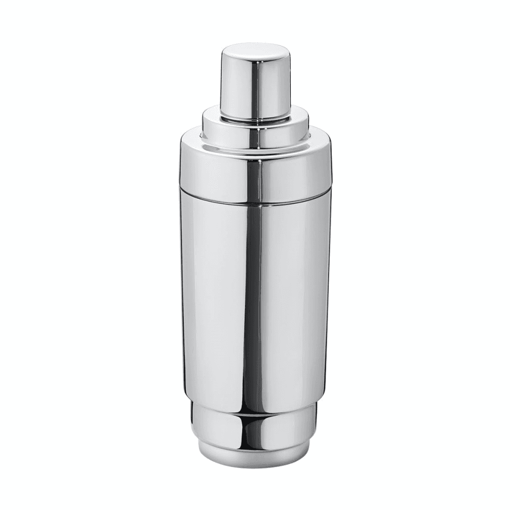 Manhattan Cocktail shaker, H20cm x Dia10cm, Mirror Polished Stainless Steel
