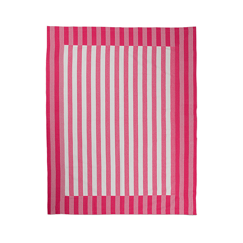 Stripe Tablecloth, W170 x L240cm, Punch Pink