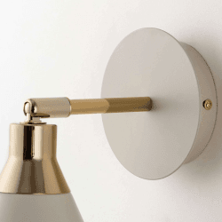 Image showing the Cone Wall Light, H13.5cm, Sand product.
