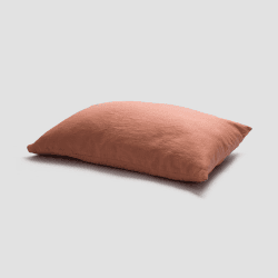 Image showing the Linen Pillowcase Pair, Super King, Warm Clay product.