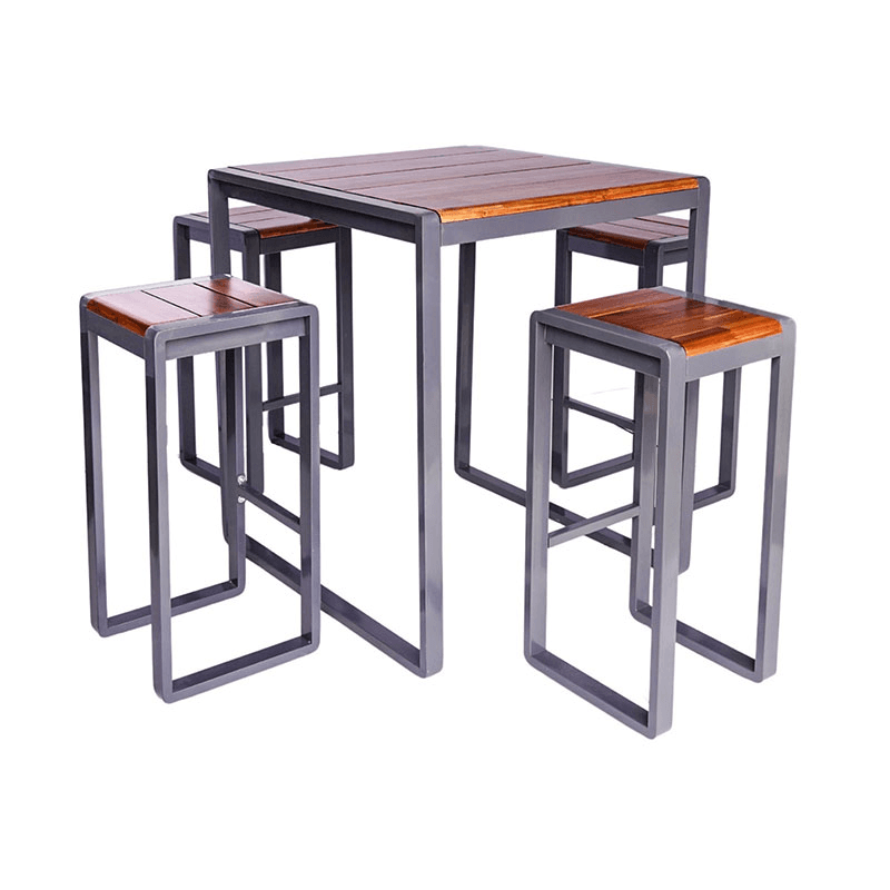 Spitalfields Tall 5 Piece Furniture Set, Brown/Grey