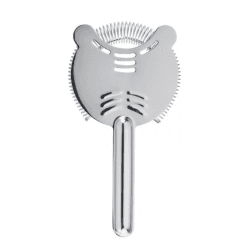 Image showing the Ettore Sottsass Bar strainer, 19.5cm, Stainless Steel product.