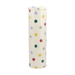 Image showing the Polka Dot Extra Tall Tin, 10cm x 30cm product.