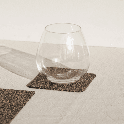 Image showing the Dash Set of 4 Coasters, W10 x L10cm, Black product.