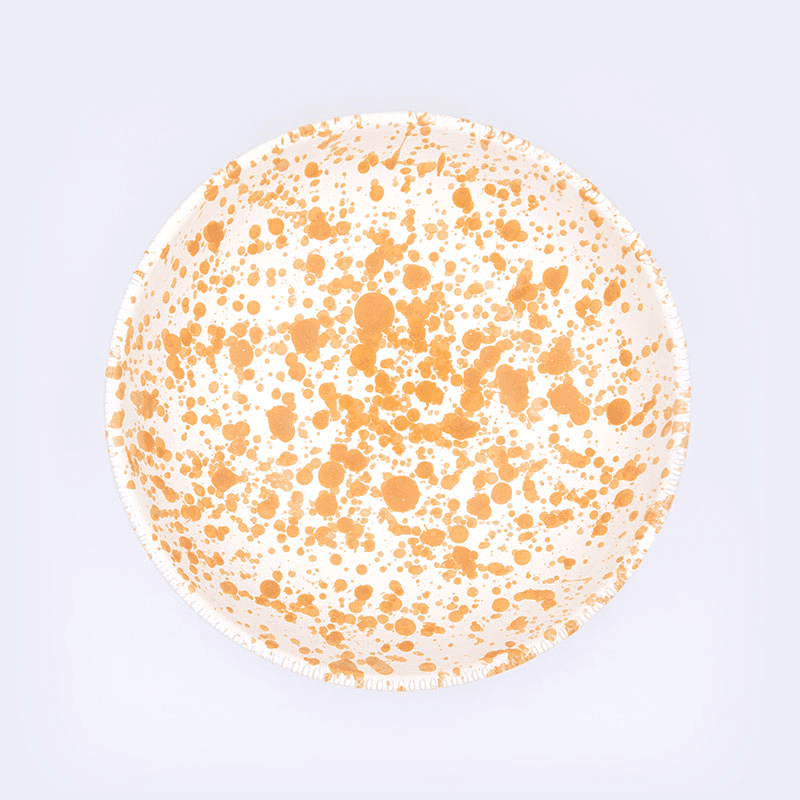 Splatter Pasta Bowl, D20cm, Burnt Orange