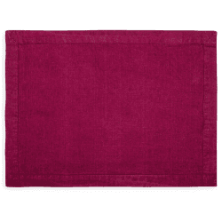 Image showing the Linen Placemat, Wine Red product.