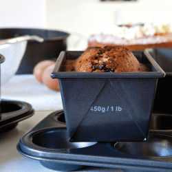 Image showing the Box sided loaf pan, 1 lb product.