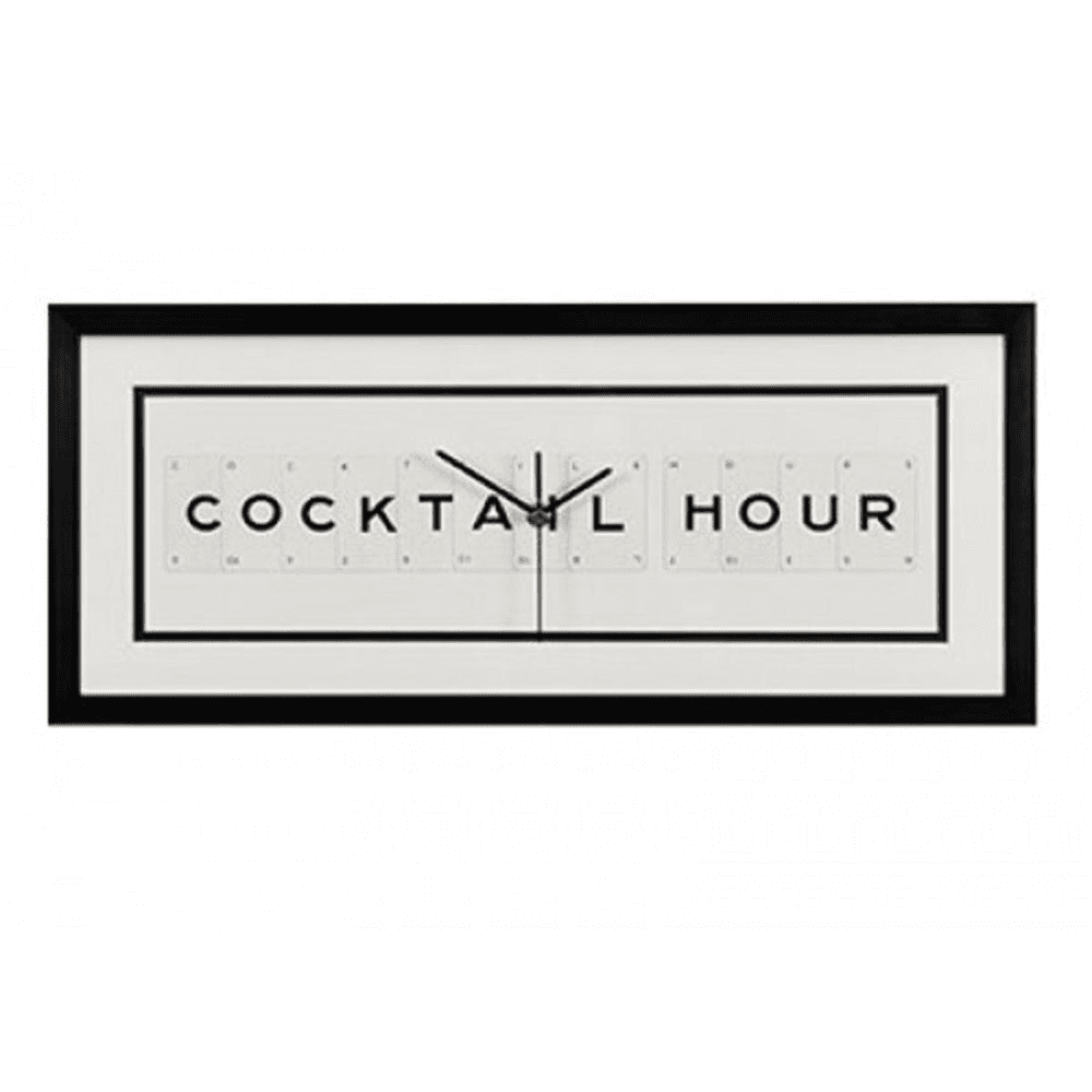 COCKTAIL 'Cocktail Hour' Clock