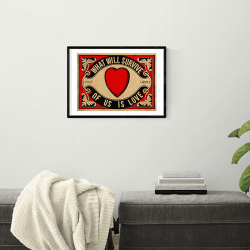 Image showing the Indie Prints, Arundel Tomb Framed Art Print, Black product.