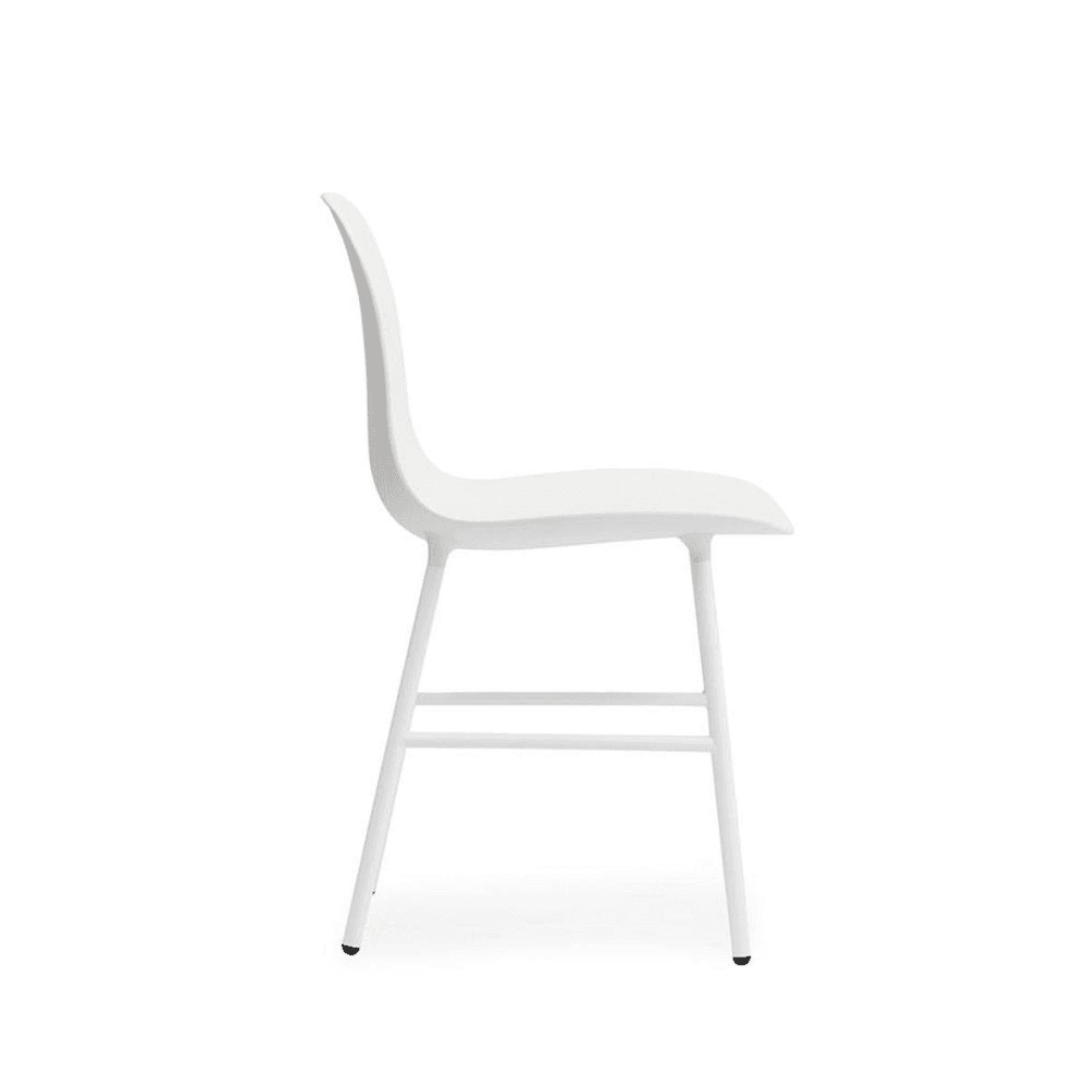 Form Dining chair, L48 x H80 x D52cm, White