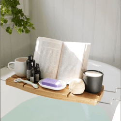 Image showing the Aquala Bathtub caddy, 71 x 22 x 4cm, Peru product.