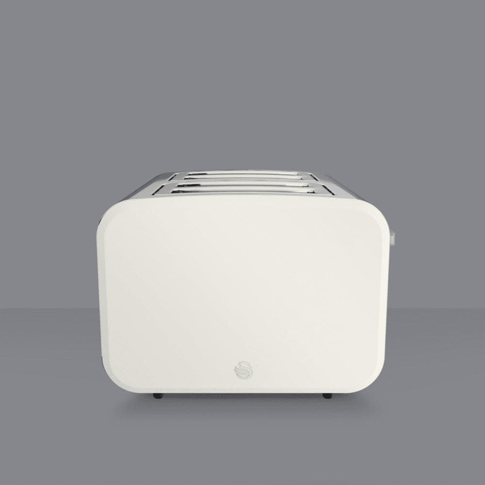 Nordic 4-Slice Toaster, Cotton White