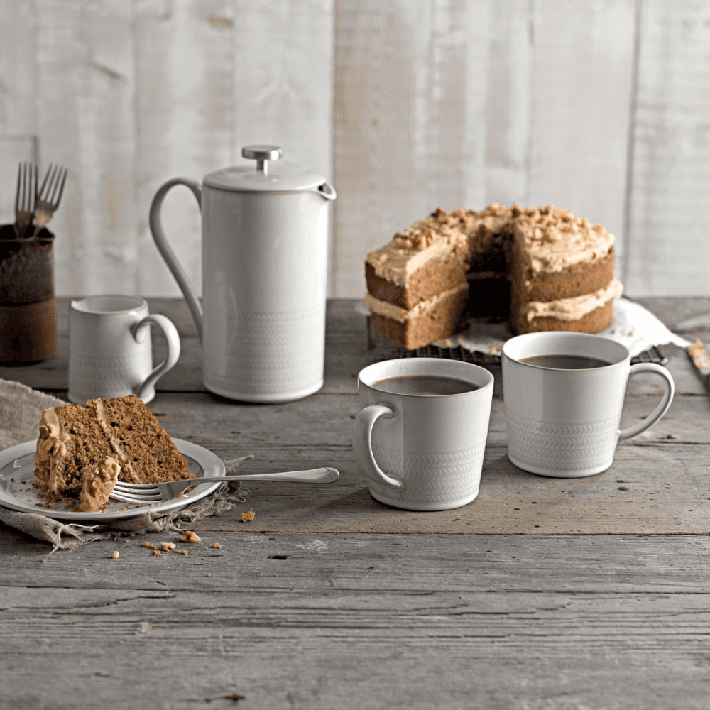 Natural Canvas Large mug, 30cl, Textured