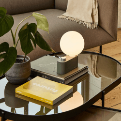 Image showing the Alumina Table lamp, L28 x W15cm, Sage product.
