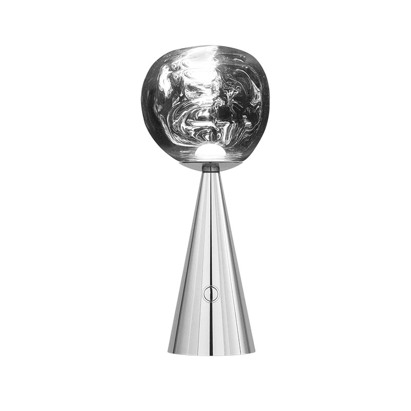 Melt Portable Lamp, H28.5cm, Silver