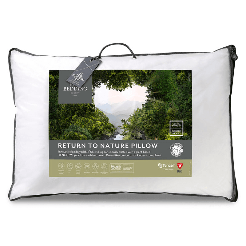 Return To Nature Pillow, White