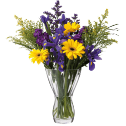 Image showing the Florabundance Bouquet vase, H24.5cm, Clear product.