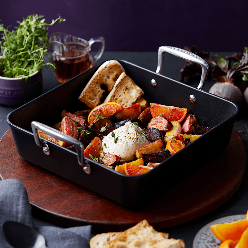 Toughened Non-Stick Square roaster, 26cm