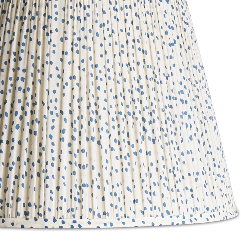 Straight empire Shade, 30cm, blue dotty