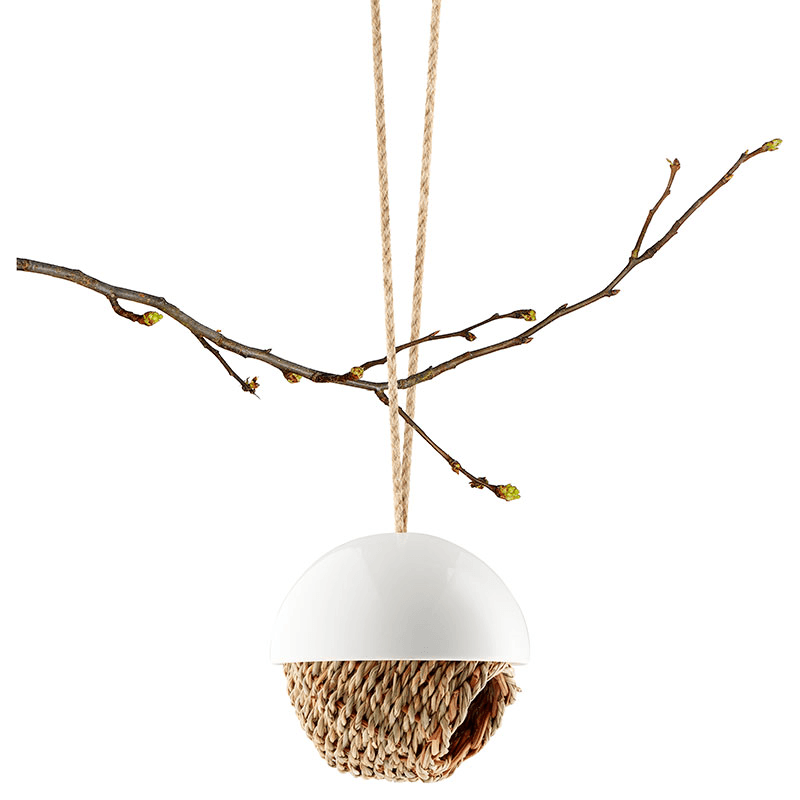 Eva Solo Bird Shelter, H13 x W13 x L13cm, White