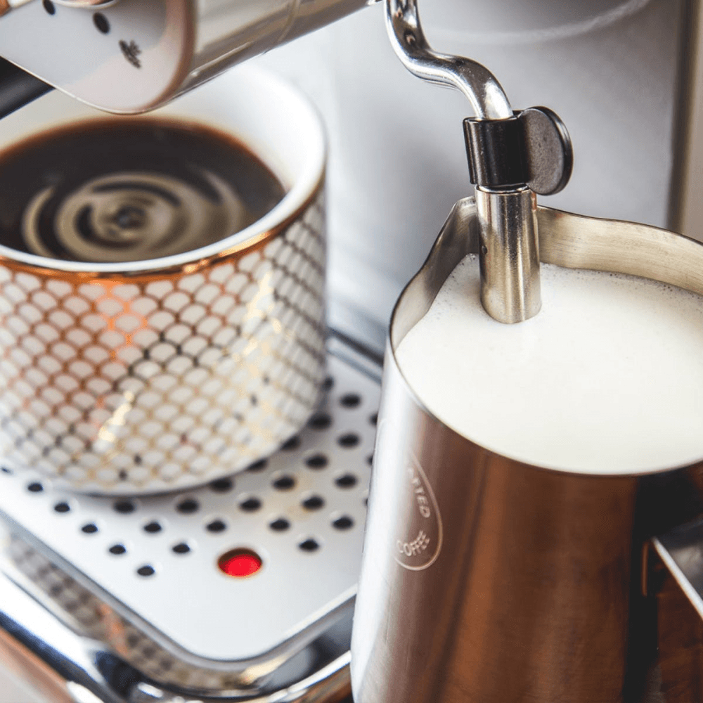 Retro Espresso Machine, Grey