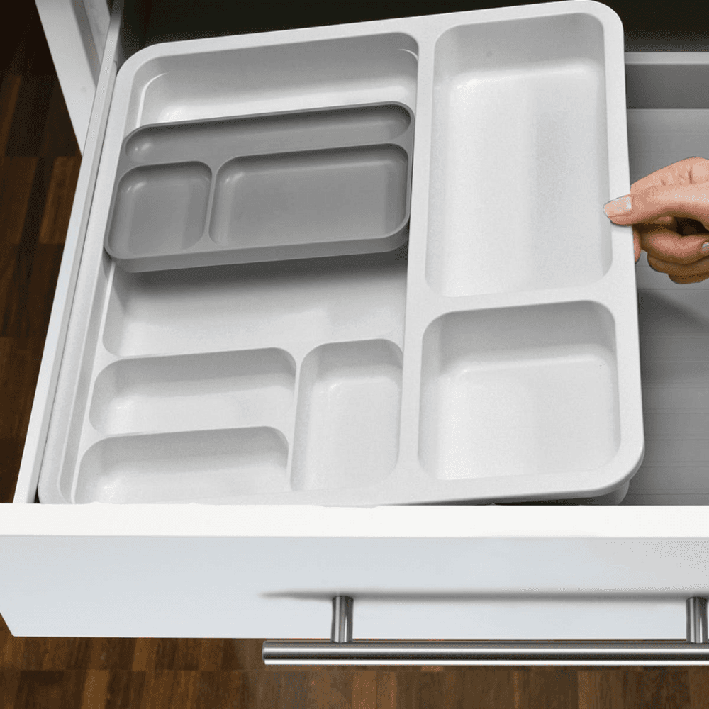 Drawer store cutlery drawer, Grey