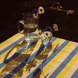 Image showing the Claro Jug, 1L, Blue Rim product.