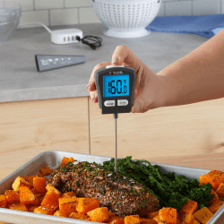 Image showing the USB Rechargeable Digital Thermometer, Grey product.
