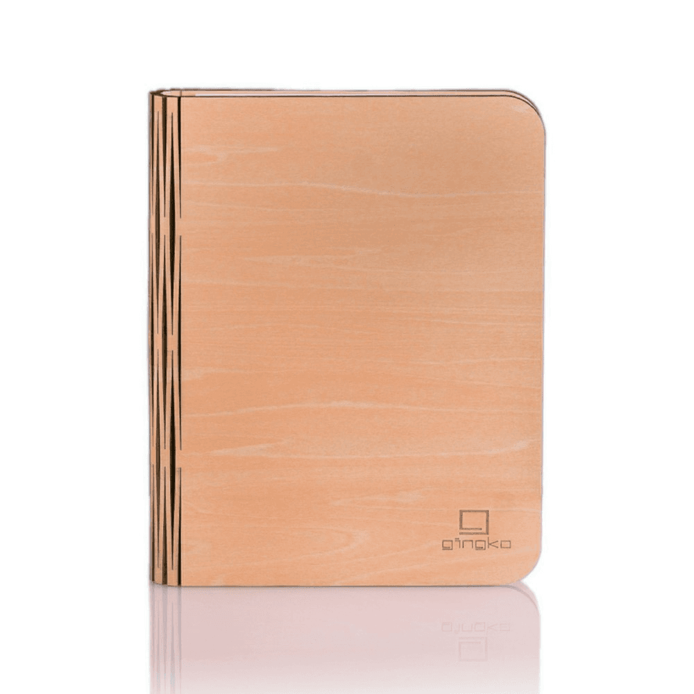 Mini smart book light, L12.2 x W9 x H2.5cm, Maple