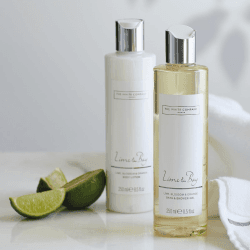 Image showing the Lime & Bay Bath and body set, 2 x 250ml product.