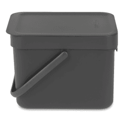 Image showing the Sort & Go Bin, 6L, Grey product.