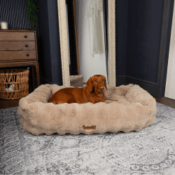 Image showing the Supersoft Alpine Box Bed, 90 x 70cm, Champagne product.