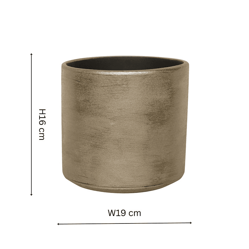 Tivoli Planter, D19cm, Gold