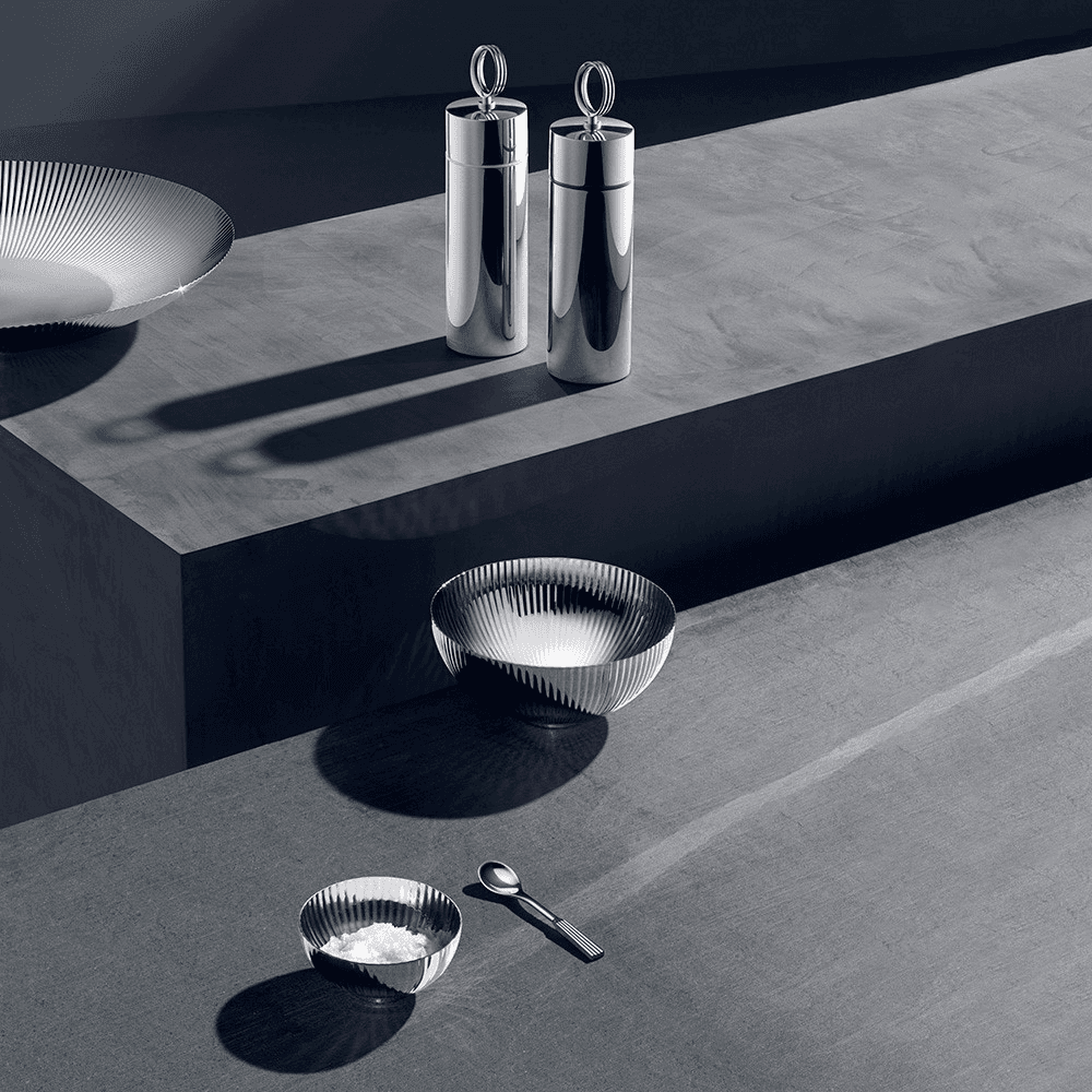 Bernadotte Low bowl, 32cm, stainless steel
