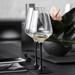 Image showing the Manufacture Rock Set of 4 White Wine Glasses, 260ml, Clear product.