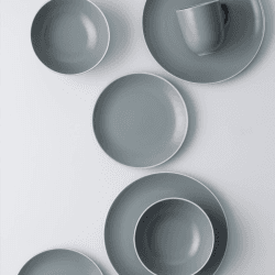 Image showing the Classic Collection 12 Piece Dinner Set, Grey product.