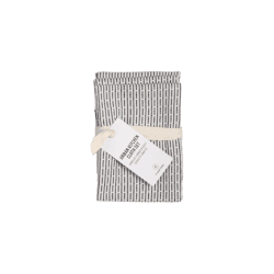 Image showing the Piqué Set of 3 Kitchen Cloths, 18 x 35cm, Morning Grey product.