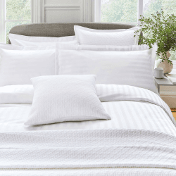 Image showing the Adan Duvet Cover, Double, White product.