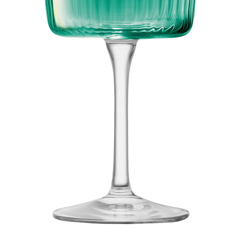 Gems Set of 4 Wine Glasses, 250ml, Jade