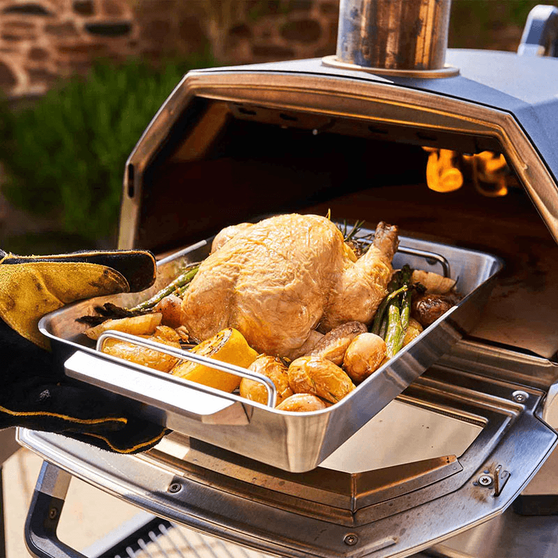 Large Roasting Pan, 44 x 30cm, Stainless Steel