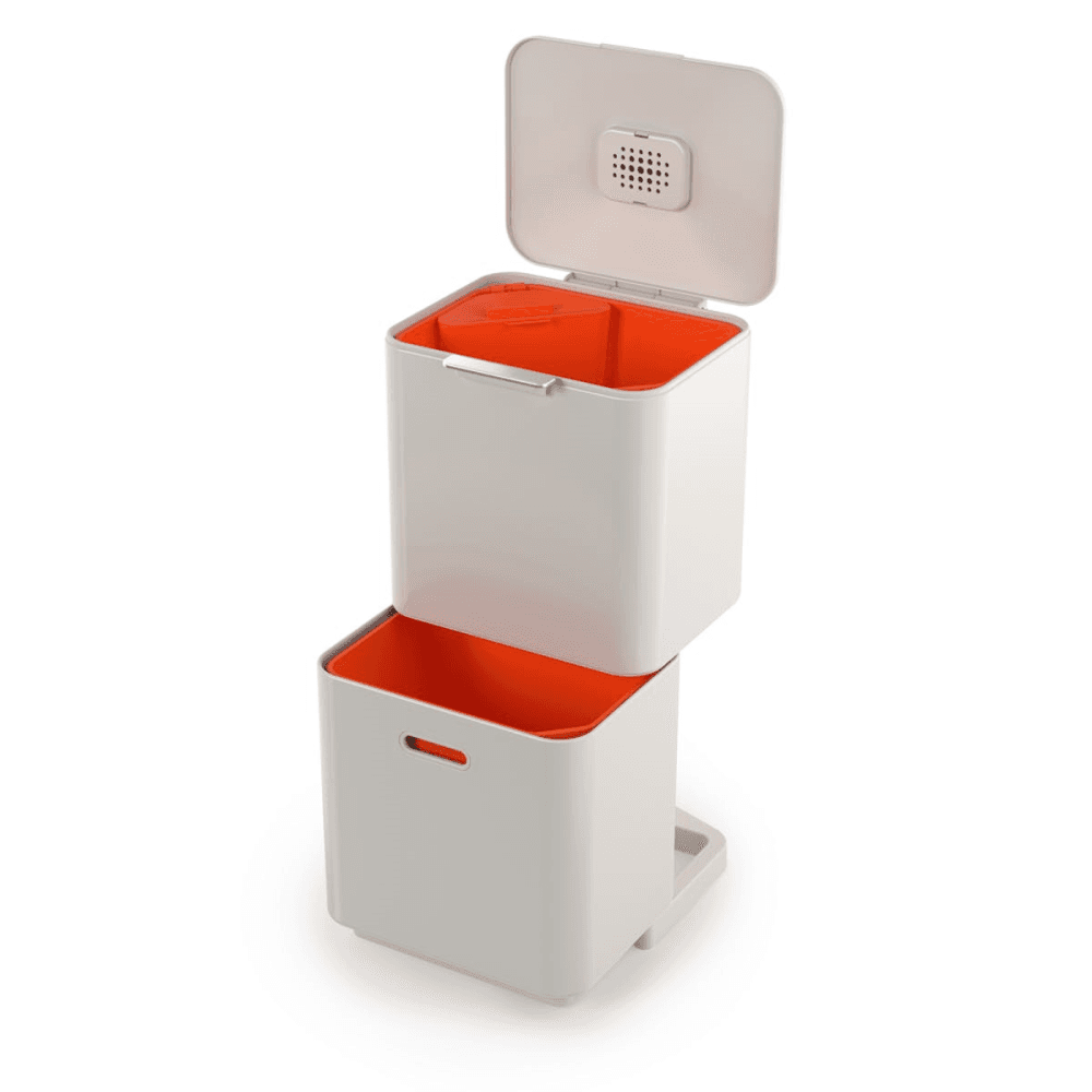 Totem 60 Waste separation and recycling unit, H80 x W40 x D30cm, Stone