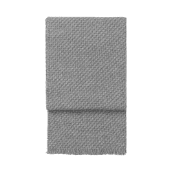 Image showing the Diagonal Throw, H190cm x W130cm, Grey/Light Grey product.