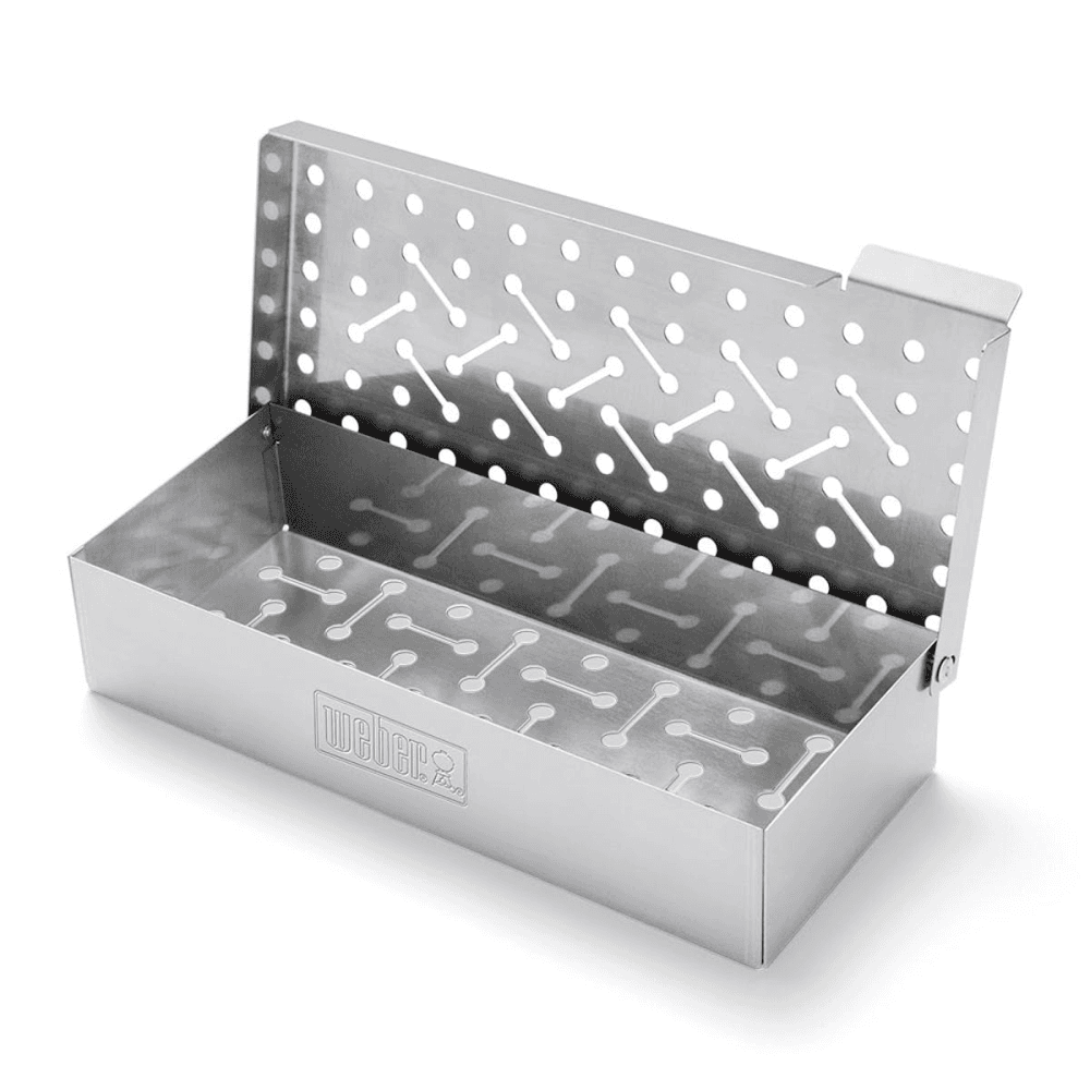 Universal Smoker box, H5 x W12 x D24.6cm, Stainless Steel