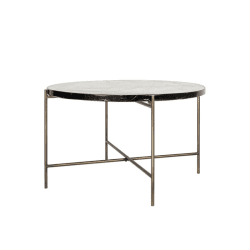 Image showing the Aluva Glass Coffee Table, Antique Brass product.