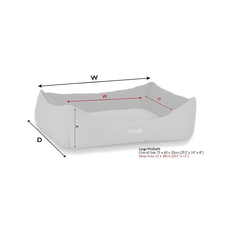Expedition Dog Bed, 75 x 60cm, Atlantic Blue