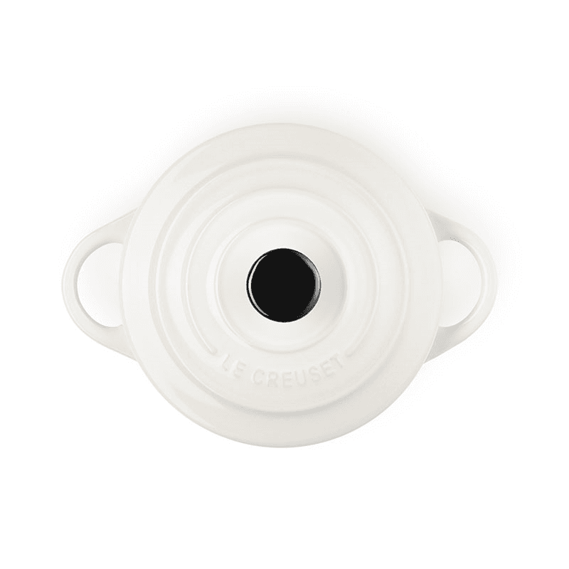 Stoneware Petite round casserole, 10cm, Meringue