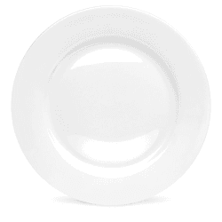 Image showing the Serendipity Set of 4 Dinner Plates, 27cm, White product.