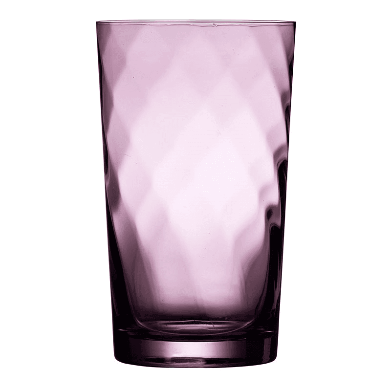 Vienna Set of 4 Highball Glasses, 450ml, Purple